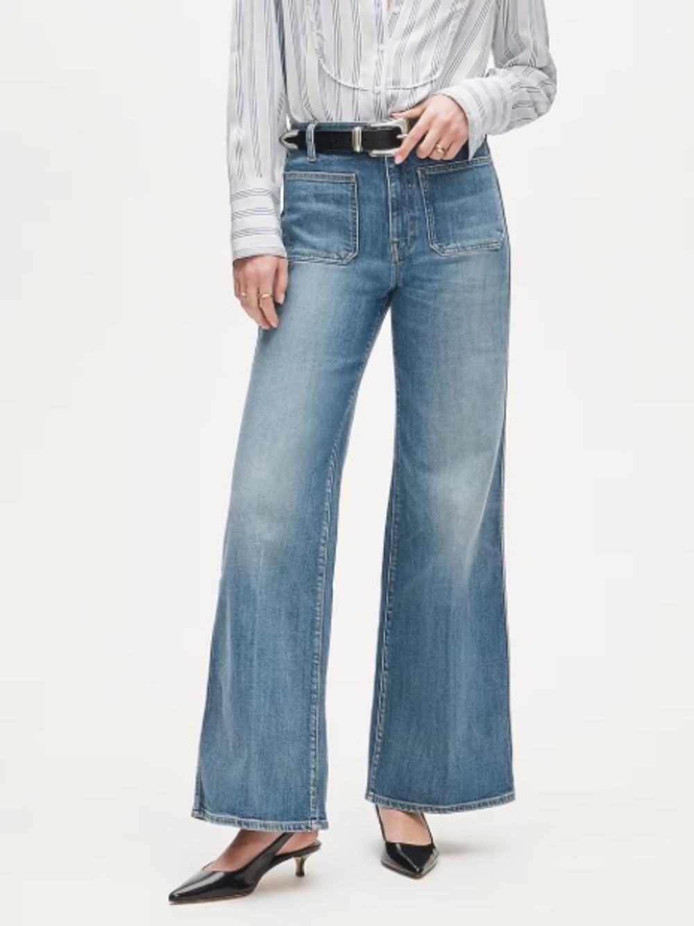 J crew Patch-pocket denim trouser jean